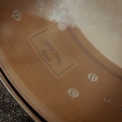 Rogers 14x6.5 Powertone Snare Drum, Satin Fruitwood image 6