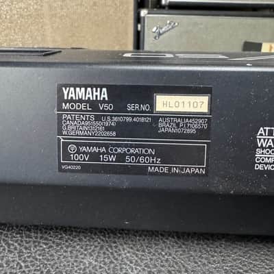 Yamaha V-50 Digital Workstation Synthesizer 61-Key Serived and Cleaned - 1990's image 9