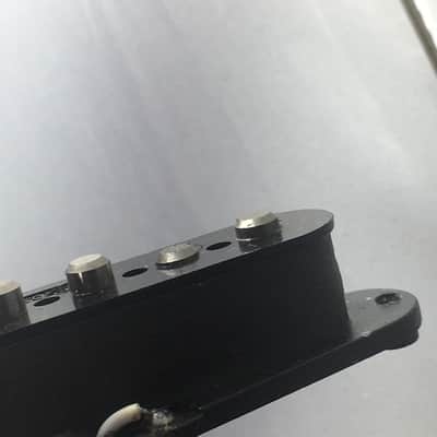 Vintage Style Strat Neck Pickup Fender Electric Guitar Staggered + Black Cover image 6