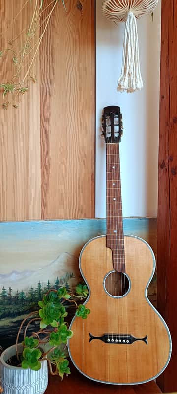 Antique Romantic Parlor guitar ca. 1910 Restored! image 1