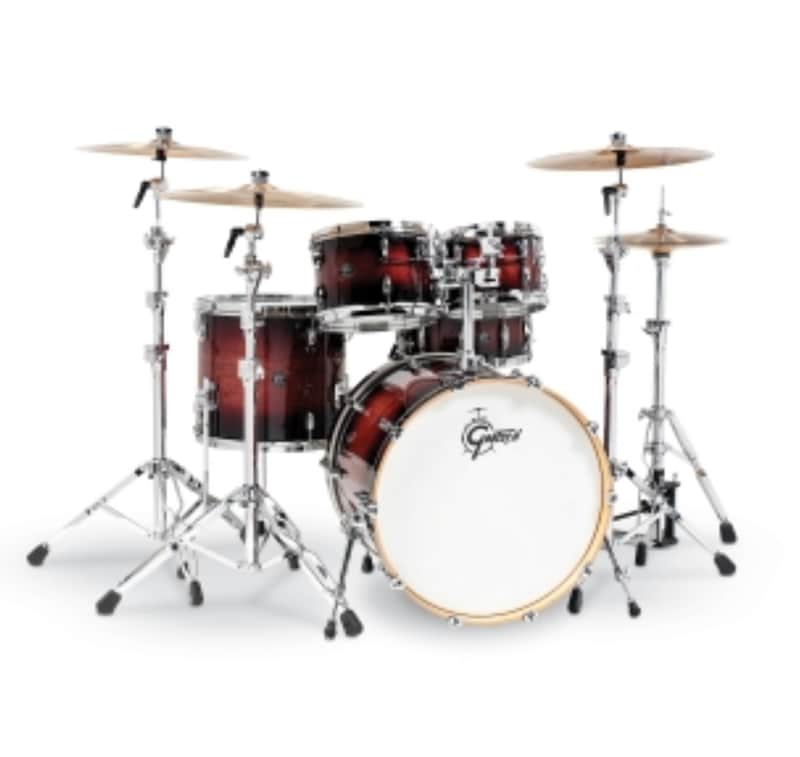 Gretsch Renown 5 Piece Drum Set (22/10/12/16/14sn) Cherry Burst image 1