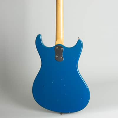 Mosrite Ventures Model Mark V Solid Body Electric Guitar (1966), ser. #B1214, black gig bag case. image 2