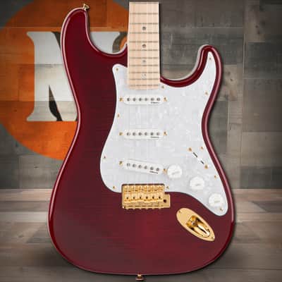 Fender Richie Kotzen Stratocaster Maple Fingerboard - Transparent Red Burst image 1