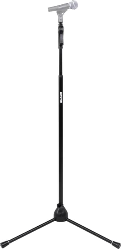 Shure by Gator SH-TRIPODSTANDDX Tripod Microphone Stand, Black image 1
