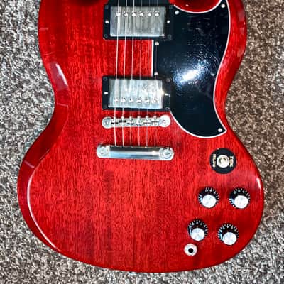 2022 Gibson SG Standard '61 with   Stoptail - Vintage Cherry electric guitar made in the usa ohsc image 6