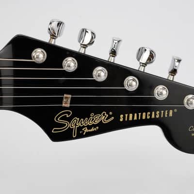 Fender Squier Fujigen Gakki Custom SQ Stratocaster HHS Olympic White #54075 image 7
