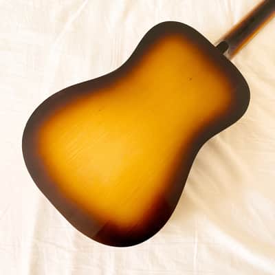 🎸 Vintage 1950s/60s Lark Toy Guitar – Shanghai, China – 19,5" Scale – Sunburst Finish image 14