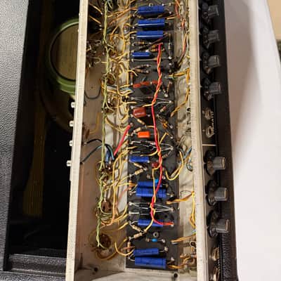 1967 Fender Deluxe Reverb Blackface image 16