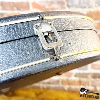 Vintage Japanese Guitar Case (1960s - Black) image 7