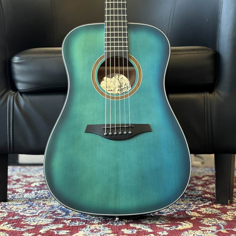Jay Turser JTA53 3/4 Acoustic Guitar - Blackwood Fingerboard, Satin Blue image 1