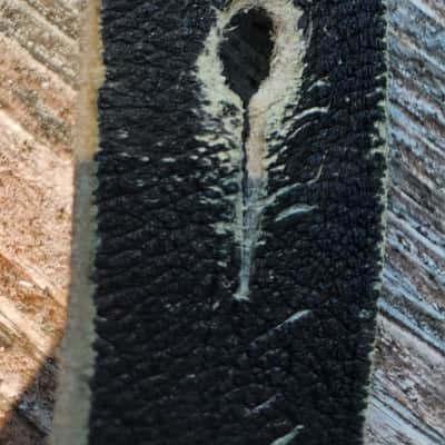 VINTAGE! Hand-Tooled Leather Bass Guitar Strap 1970s image 6
