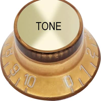 Electric Guitar Top Hat Knobs Speed Control Knobs 2 Volume 2 Tone Compatible with Les Paul LP Electric Guitar, Guitar Parts Replacement, Gold image 7