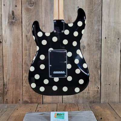 Fender Buddy Guy Stratocaster 2021 - Black and White Polka Dot image 3