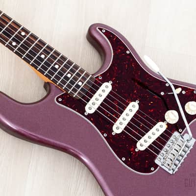 2013 Fender + MJT Stratocaster Partscaster Classic 60s Neck & Burgundy Mist Lacquer Body w/ Case image 7