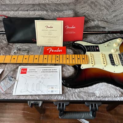 Fender American Ultra Stratocaster HSS Maple Ultraburst #US23025503 8 lbs 11.0 oz image 3