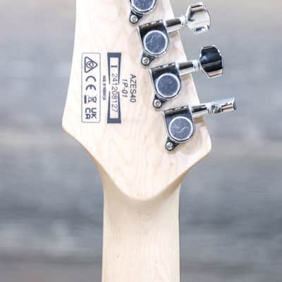 Ibanez AZES40 Standard Black SSH Pickups Poplar Body T106 Bridge Electric Guitar image 6