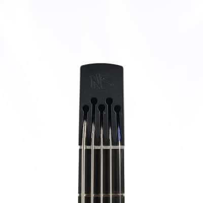 NS Design NXT5a Radius Black Satin Electric Bass Guitar w/ Gig Bag & Accessories image 8