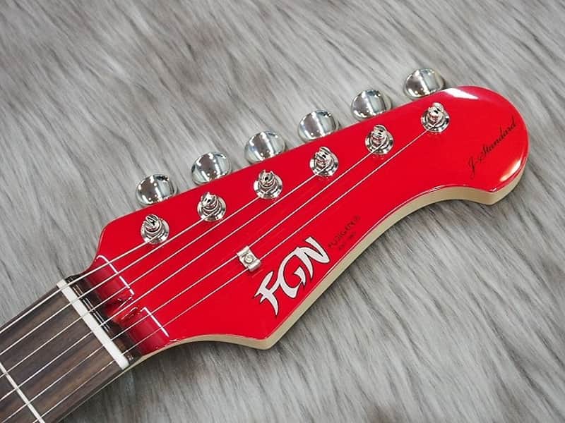 On Sale* Fujigen FGN Mustang JMG6R Candy Apple Red, Made in | Reverb
