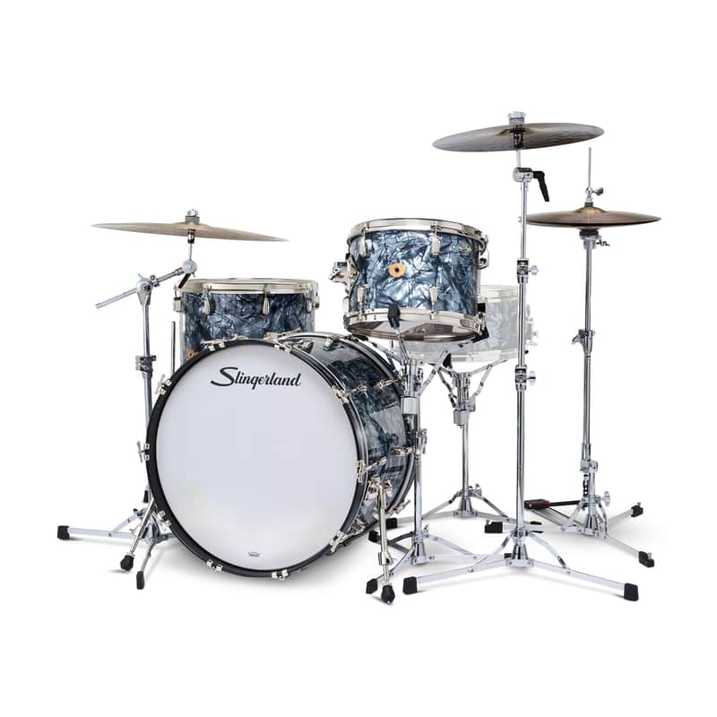 Slingerland Radio King 13/16/22 3pc. Drum Kit Black Diamond Pearl image 1