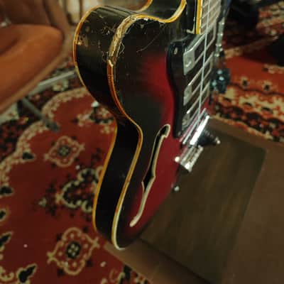 Jolana Spesial Tornado Vintage Electric Guitar Soviet USSR Tremolo bar 360 Strat Semi Hollow image 6