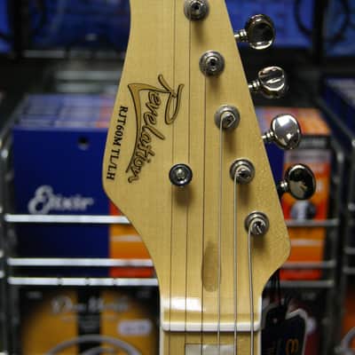 Revelation RJT60M TL semi acoustic guitar in greenburst L/H image 5