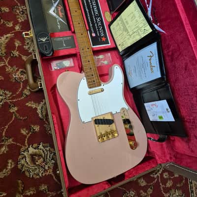 Fender Custom Shop '63 Tele Roasted 3A Flame MN Relic 2025 - Dirty Shell Pink ☆VIDEO☆ image 16