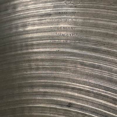 Vintage Zildjian Avedis Crash Cymbal 18” 1970s Cymbal 1399g #2668 image 5
