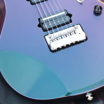 2015 Ernie Ball Music Man JP6 John Petrucci Signature Mystic Dream Guitar Fully Loaded Piezo image 4