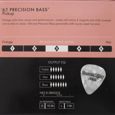 Fender American Vintage '63 Precision Bass Pickup 0992241000 image 2
