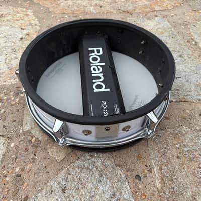 Roland pd-120 Drum Mesh 12" Electronic Trigger Pad - Dual Trigger - white image 4