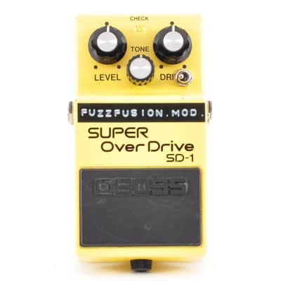Boss SD-1 Modified FuzzFusion SuperOverdrive Clipping 1N34A&LED3mm Used From Japan #OP64373 image 7