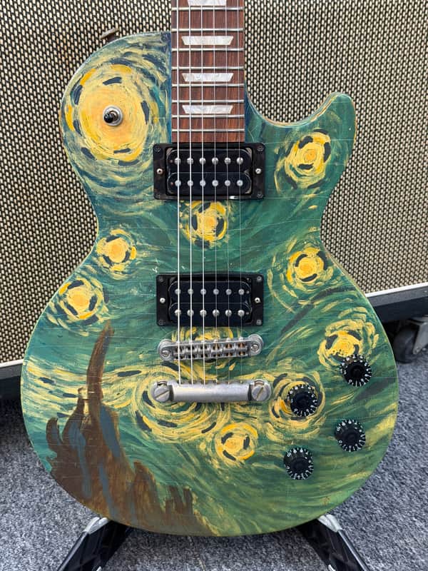 Gibson Les Paul Studio Waukesha Guitar Town Project Starry Night image 1