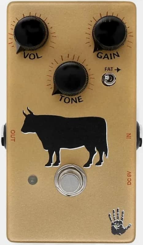 Mojo Hand FX Sacred Cow Professional Gold Overdrive Electric Guitar Effect Pedal image 1