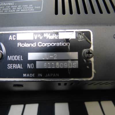 Roland Alpha Juno-2 + PG-300 Programmer + manuals, etc. image 12