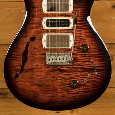 PRS SE Special Semi-Hollow - Orange Tiger Smokeburst image 10