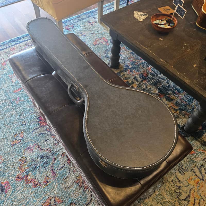 Vintage 1960s Chipboard Banjo Case image 1