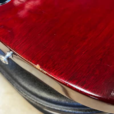 1976 Gibson SG Standard Cherry red with case image 6