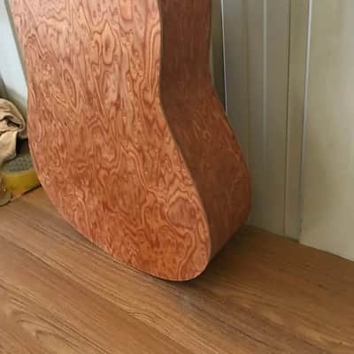 Spruce Board Folk Acoustic Guitar Body with Abalone Rosette image 6