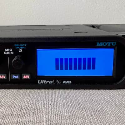2 x MOTU UltraLite AVB: 18 x 18 USB / AVB audio interface, w/coupler & rack ears image 4