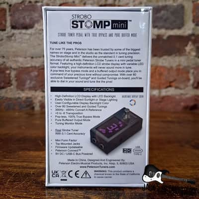 Peterson StroboStomp Mini Pedal Tuner *NEW* image 2