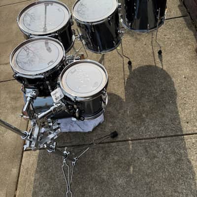 Pearl STS905XP/C766 Session Studio Select 10 / 12 / 14 / 16 / 20" 5pc Shell Pack 2018 - 2020 - Black Mirror Chrome image 7