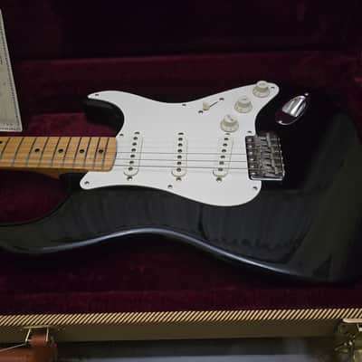 Collector-grade! 1993 Fender Japan 50'S Reissue ST54 "Blackie" Stratocaster BLK in Excellent Condition image 7