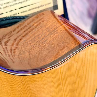✨MINT✨ 2024 Eastman AC122-1CE DLX Deluxe Electro Acoustic Guitar~ Natural + Bag image 9