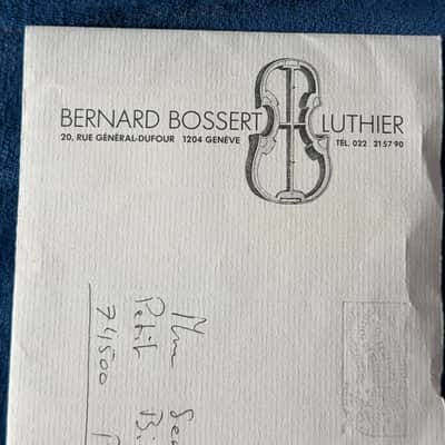Fine German Workshop Violin, David Tecchler Model (Includes Case, Bow, & Swiss Provenance) image 1