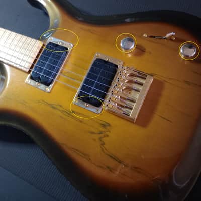 Parable Strat style HH Spalted Maple Electric Guitar 2023 *** FREE SHIPPING *** image 24