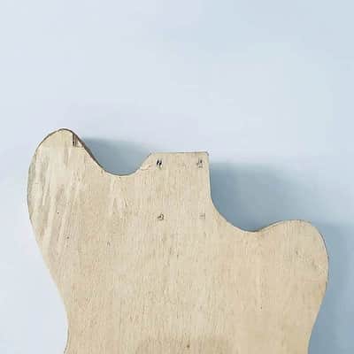 Unfinished Left Hand Jazzmaster Style Guitar Body image 7