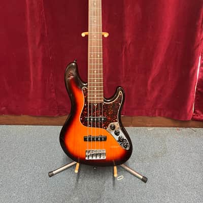 Fender American Deluxe Jazz Bass V 1997 Translucent Blue | Reverb