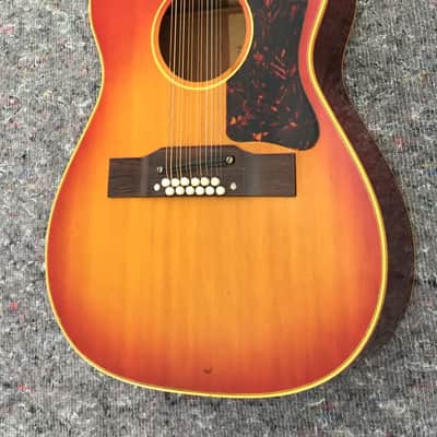 Gibson B25-12 1963 - Cherry Sunburst - Super! image 2