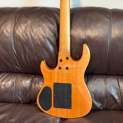 Kiesel Osiris 7 Multiscale trem Blue flamed maple, roasted maple neck, Luminlay image 2