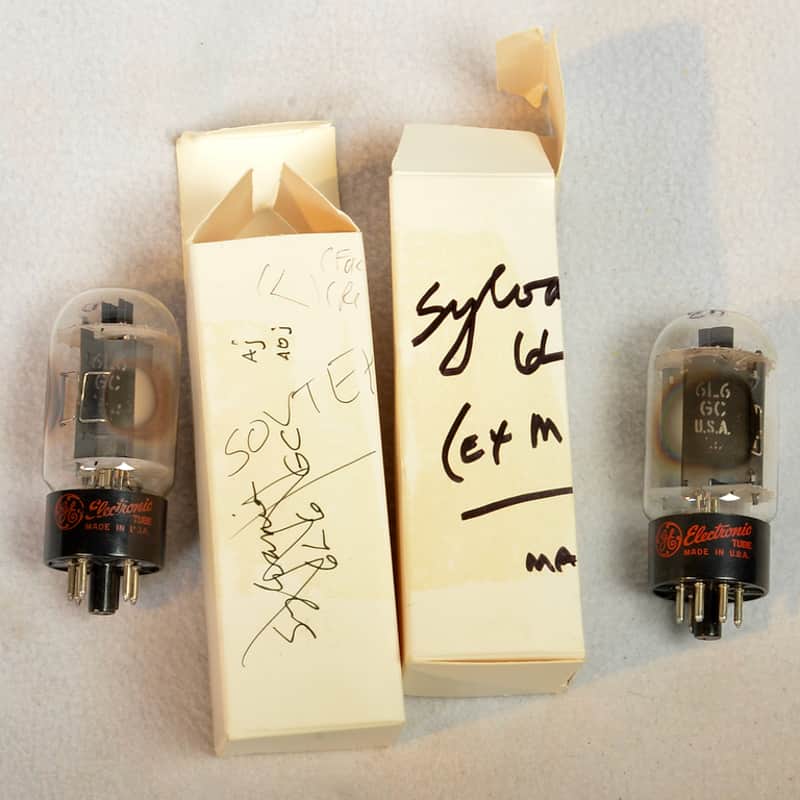 GE 6L6 Pair - tests good image 1